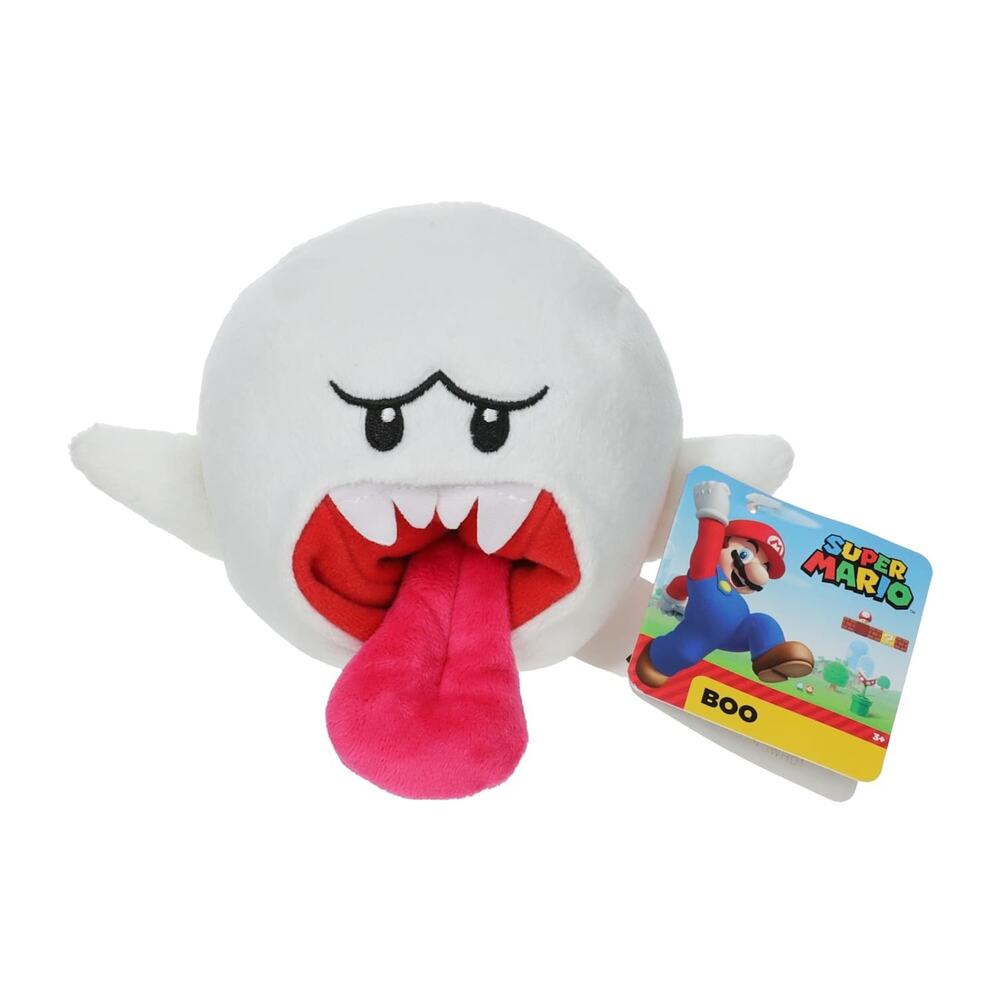 🔥Nintendo Jakks PacificSuper Mario Plush Boo Ghost Soft Toy BNWT🔥